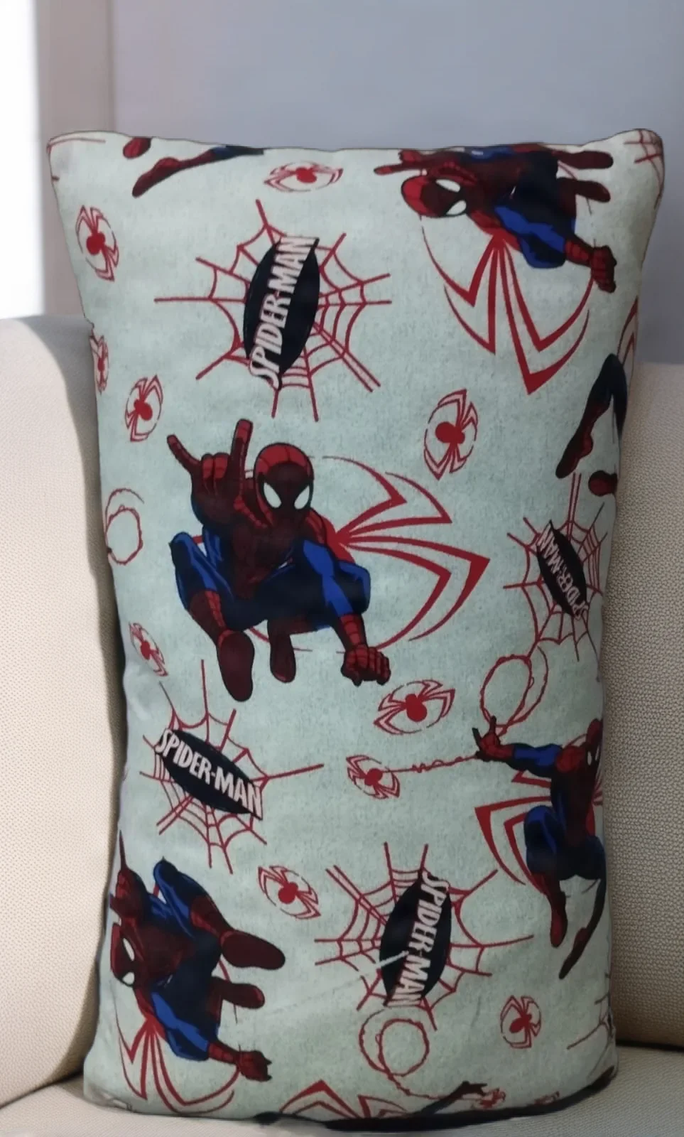 🕷️ Cojín Infantil del Hombre Araña | Decorativo y Divertido